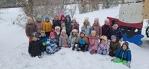 MŠ - Žlutá třída, zimní radovánky a malování do sněhu (16. 1. 2026)